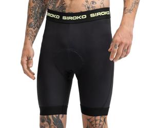 SIROKO - Pantaloncini MTB MTB MoveFit Black, Nero , L