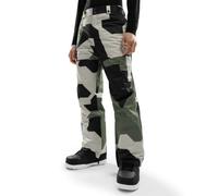 SIROKO - Pantaloni da Snowboard P1 Wasatch - L - Verde/Nero