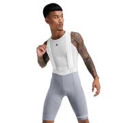 SIROKO - Salopette da Ciclismo BX Fassa - XXL - Grigio/Bianco