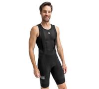 SIROKO - Salopette da Ciclismo Riciclata Malhao - L - Nero