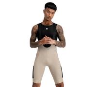 SIROKO - Salopette da Gravel Rocket - M - Beige/Nero