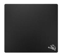 SIROOLAC Tappetino per mouse da gioco in vetro, 400 mm x 500 mm, speciale vetro temperato resistente, 3 mm di spessore, spara con precisione e rapidamente agli avversari (400 mm x 500 mm, nero)