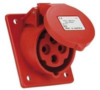 SIROX® Presa CEE IP 44, 4 poli, 400 V, 6 h, corrente obliqua 32 A