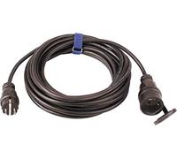 SIROX® - Prolunga H07RN-F 3 G 1,5 mm² con coperchio sul nastro, colore: nero, lunghezza 2,5 m