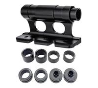 Sirseon Blocco da ciclismo con supporto per forcella, supporto da ciclismo per piattaforma di camion, mensola per blocchi da ciclismo, portapacchi per tetto auto con asse, supporto per