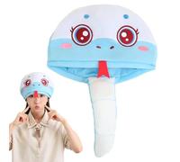 Sirseon Cappello animale del fumetto, cappello di serpente | Cappello di peluche del casco del serpente del fumetto,Cappello di prestazioni a forma di serpente, copricapo della peluche, accessori