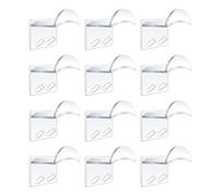 Sirseon Grucce per cappelli da parete, cappellaio da parete, 12 ganci adesivi minimalisti per cappelli - Supporto per cappello a sfera super forte, organizer per cappelli per porta, ufficio,