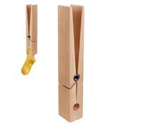 Sirseon Mollette giganti, mollette giganti in Legno - Porta Asciugamani da Bagno Clip Gigante per Vestiti,Grandi Clip per Vestiti in Legno salvaspazio e robuste per Soggiorno, Lavanderia e Camera