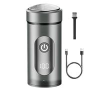 Sirseon Rasoio elettrico da uomo, Rasoio viso da uomo, Trimmer elettrico portatile, Rifinitore ricaricabile tramite USB, macchine da barba cordless a umido e a secco per kit per la