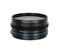 SIRUI 1.25x T2.9 Adattatore anamorphic con fuoco singolo anteriore,Filettatura posteriore da 82mm con anelli (67mm, 72mm, 77mm, 92mm), aggiuntivo Adattatore per obiettivo anamorphic