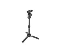 Sirui 3T-35K Treppiede Mini Desktop Portatile Compatto Treppiede Flessibile in Alluminio con Testa a Sfera e Colonna Centrale, 27cm, Carica 4KG, Nero