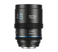 SIRUI 40 mm T1.8 1.33 X Anamorphic Lens S35 Autofocus Lens for L Mount Cameras, DC-S5/S5M2, DC-S1/S1H/S1R, DC-S9, SL1, CL, FP, FPL (Blue Flare)
