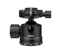 SIRUI AM-40 Testa a sfera a basso profilo professionale per treppiede da 40 mm, testa a sfera per treppiede panoramico a 360 in lega di allumini