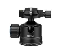 SIRUI AM-40 Testa a sfera a basso profilo professionale per treppiede da 40 mm, testa a sfera per treppiede panoramico a 360 in lega di allumini