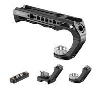 SIRUI AM-MTHA - Maniglia superiore per supporto ARRI o NATO, impugnatura in alluminio con slitta fredda e perno di sicurezza, impugnatura superiore per fotocamera con fori filettati multipli, AM-MTHA