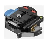 Sirui Base standard Arca a sgancio rapido con base panoramica e piastra intercambiabile per treppiedi in alluminio QC-55P