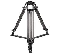 SIRUI BCT 2203 - Treppiede broadcast con borsa senza testa (10x Carbon 75 mm livello Ierhalb Bowl altezza 160 cm, peso 3,7 kg/carico massimo 10 kg/nero
