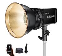 SIRUI CS100B - Luce video a LED, 100 W, 2700 K-6500 K, CRI 96, TLCI 98 3600 Lux/m, Bowens-Mount, controllo APP, 12 effetti speciali per illuminazione da studio