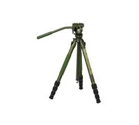 SIRUI CT04+CT5 Set treppiede per fotocamera, treppiede in alluminio leggero con testa panoramica a 360°, colonna centrale reversibile e vite autoregolante per viaggi e uso all'aperto