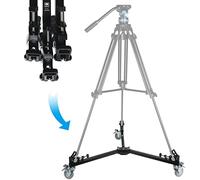 SIRUI DT-06 Video Treppiede Dolly per treppiedi della serie SH, 50KG di carico pesante Dolly