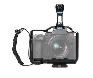 SIRUI Kit completo con manico superiore per Panasonic LUMIX G9II/S5II/S5IIX, compatibile con Arca-Swiss, con fori filettati da 1/4"-20, fori di registrazione ARRI 3/8"-16, Cold Shoe e Nato Rail