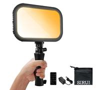 SIRUI LED Video Light, Pannello di Luce Morbida Professionale, 0%-100% Dimmerabile, 2800K-7000K Bicolore, CRI 96 TLCI98, Luce Video Ultra Sottile Portatile, Con Maniglia Per La Fotografia in Studio