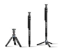 SIRUI Monopiede per Fotocamera SVM-145, Monopiedes Fotografico da 145cm in Carbonio con Piedini, Regolazione Rapida Dell'Altezza in un Passaggio, Monopiede da Viaggio per DSLR, Carico Massimo 10kg