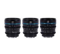 Sirui Night Walker 24+35+55mm T1.2 S35 Cine Set con custodia L-Mount nero