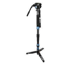 SIRUI P-204SR + VA-5 Monopiede con supporto Spider e Responsabile Video - Nero