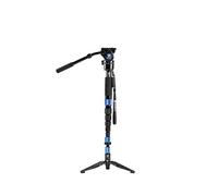 Sirui P-324SR Monopiede con supporto Spider Inclinazione di 20 ° Rotazione di 360 ° Alluminio Altezza 160 cm Peso 1,4 kg Carico massimo 8 kg Nero