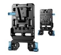 Sirui Piastra per Batteria con Montaggio a V con Morsetti Doppi da 15 mm, Piastra di Base per Batteria con Montaggio a V Lock per Alimentazione Fotocamera, SC-VM-A