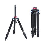 SIRUI R-4214E Treppiede in carbonio per impieghi gravosi con colonna centrale orientata, treppiede professionale, per macchine fotografiche, strumenti di misura, carico massimo 14kg