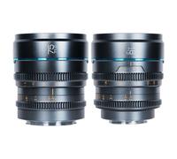 Sirui Set di obiettivi Cine Night Walker 16 + 75 mm T1.2 S35 a fuoco manuale con custodia L-Mount Grigio metallo