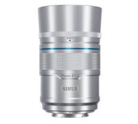 SIRUI Sniper Obiettivo Grandangolo Autofocus APS-C 75mm F1.2 per A5, A6, FX30, ZV-E10 (Attacco E, Argento)
