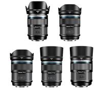 SIRUI Sniper Set Obiettivi Grandangolo Autofocus APS-C 16mm, 23mm, 33mm, 56mm, 75mm F1.2 per X-T4, X-T5, X-H1, X-H2/H2S, X-T3, X-T30, X-S10 (Attacco X, Nero)