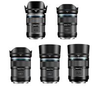 SIRUI Sniper Set Obiettivi Grandangolo Autofocus APS-C 16mm, 23mm, 33mm, 56mm, 75mm F1.2 per Z30, Z50, Zfc (Attacco Z, Nero)