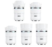 SIRUI Sniper Set Obiettivi Grandangolo Autofocus APS-C 16mm, 23mm, 33mm, 56mm, 75mm F1.2 per Z30, Z50, Zfc (Attacco Z, Bianco)
