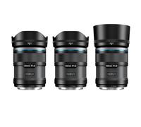 SIRUI Sniper Set Obiettivi Grandangolo Autofocus APS-C 23mm, 33mm, 56mm F1.2 per Z30, Z50, Zfc (Attacco Z, Nero)