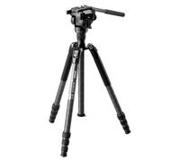 Sirui SP024+B5X Treppiede in carbonio con panhead video / compatibile con Arca Swiss nero