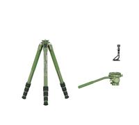 Sirui SP004+G5X Treppiede in alluminio con testa panoramica video / compatibile con Arca Swiss verde opaco
