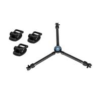 SIRUI SQ75 Rapid System - Set treppiedi a due gambe con regolazione in altezza monostadio e testa professionale VHS-10, SV-FM