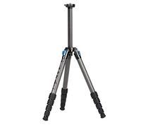 SIRUI ST-125 Treppiede in carbonio impermeabile con colonna a triangolo compatta, treppiede professionale da viaggio in fibra di carbonio per fotocamera DSLR leggera, 150 cm, carico utile 12 kg