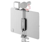 Sirui Supporto per iPad in Alluminio, Supporto per Tablet per Treppiede ad Ampia Apertura con Cold Shoe Rimovibile en Piastra a Sgancio Rapido per Arca e Attacco Filettato da 1/4", AM-PH02