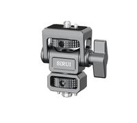 SIRUI Supporto per Monitor con Supporto per Perno di Posizionamento ARRI da 3/8"-16, Supporto per Monitor da Campo Regolabile Girevole a 360° e Inclinazione a 180°, per Monitor da 5" e 7", AM-MTA