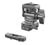 SIRUI Supporto per Monitor per Fotocamera con Supporto per Sistema NATO, Supporto per Monitor da Campo Girevole a 360° e Inclinabile a 180° per Monitor da 5" e 7", Binario NATO Incluso, AM-MTN