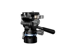 SIRUI Testa fluida per treppiedi con base di livellamento +/-8° (diametro 43 mm), testa panoramica e inclinabile a sgancio rapido per riprese in viaggio, acquisizione spontanea di foto e video, carico