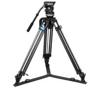 Sirui Treppiede broadcast SQ75 Carbon 1 Step + testa video fluida VHS10
