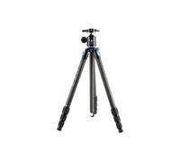 SIRUI Treppiede impermeabile in fibra di carbonio con testa a sfera in alluminio, treppiede professionale da 185,4 cm con colonna centrale triangolare per fotocamere DSLR, carico 15 kg (ST-224+ST-20)