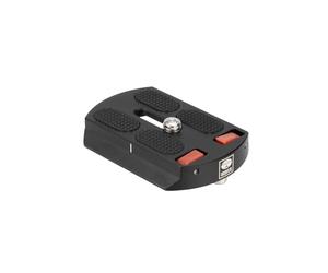 SIRUI TY-ST-10 - Piastra a sgancio rapido (Alu, 1/4", 39 x 54 mm, 28 g, per serie ST e testa a sfera Arca-Swiss), colore: Nero