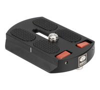 SIRUI TY-ST-10 - Piastra a sgancio rapido (Alu, 1/4", 39 x 54 mm, 28 g, per serie ST e testa a sfera Arca-Swiss), colore: Nero